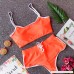 Xinantime Women Cami Tops Shorts Sexy Bra Beach Bikini Set Tank Top Swimsuit Swimwear Bathing Suits Orange B07NL418LR